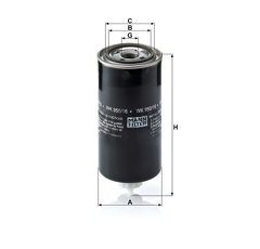 MANN  Kraftstofffilter WK95016X