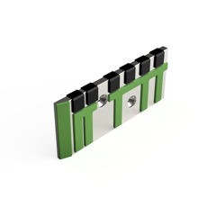 Câle de contre-sep Gauche carbure équerres et rechargement pour charrue GRÉGOIRE BESSON 177349 adaptable