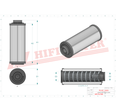Filtre hydraulique adaptable HIFI FILTER SH630233