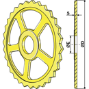 Roue étoile pour rouleau VÄDERSTAD 101081 adaptable 