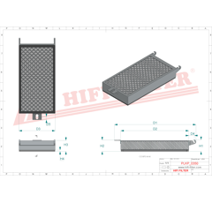 Filtre habitacle adaptable HIFI FILTER SC90304CAG