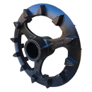 Disco Crosskill Ø 410 mm para rodillo desterronador FARMET 11136 adaptable