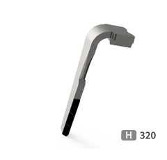 Dent de herse rotative Gauche 3 plaquettes carbure triangulaires, fixation rapide SULKY 680314 adaptable