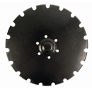 Disque crénelée ∅413x5 pour déchaumeur SULKY/SKY 680350 adaptable - Blacksteel©