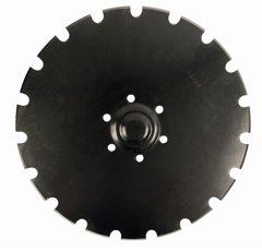 Disque crénelée ∅413x5 pour déchaumeur SULKY/SKY 680350 adaptable - Blacksteel©
