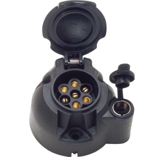 Prise plastique 7 plots femelle pour JAEGER ERICH adaptable