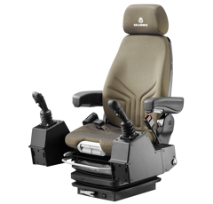 Grammer-Baumaschinensitz Actimo M SHT Stoff MSG 85 A / 722