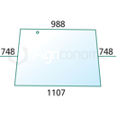 Pare-brise clair pour machine agricole FENDT 178810110010 adaptable