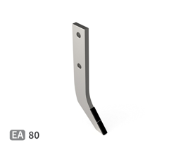 Dent de fraise avec plaquette carbure, diagonale 255 mm RUMPTSTAD EA80 adaptable