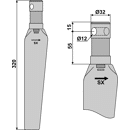 Kreiseleggenzinken - links RH32L RH  Niemeyer