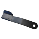 Fléau droit à ailettes 620 mm pour broyeur BEDNAR KM060134 adaptable