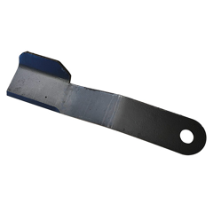 Fléau droit à ailettes 620 mm pour broyeur BEDNAR KM060134 adaptable