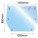Vitre arrière pour tracteur VALMET/VALTRA 33118300 adaptable