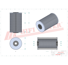 Filtre à gasoil adaptable HIFI FILTER SN040