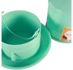 Abreuvoir poule / volailles métal en tôle émaillé 3 L - 4 poules CHICK'A