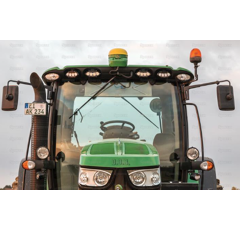 Phare de travail Ovale 4 LED 10-60V 44W 7000 lumens 