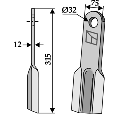 Schlegel 315 x 75 mm HOWARD 72900 Nachbau