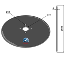 Sechscheibe Ø508x5 - Kongskilde Nachbau