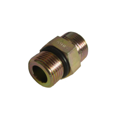 Doppelnippel flachdichtend ORFS-GE 13/16-16x3/4-16 