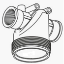 Corps  1“ ¼ F pour filtre 328|326 ARAG