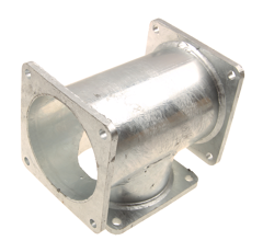 T-Stück 3 x 150mm  verzinkt