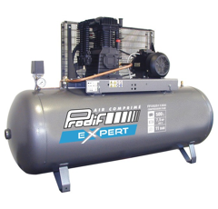 Compresor 7,5 CV 500 L De dos etapas de hierro fundido 52 M3 POWER