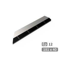 Mise Gauche à souder carbure TOUTES MARQUES 181x40 mm adaptable