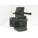 Flanschzugmaul autom. 140x80 mm, Ø 32 mm Schwarz      