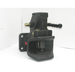 Flanschzugmaul autom. 140x80 mm, Ø 32 mm Schwarz      