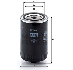 MANN-Filter Ölfilter W 940