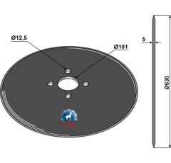 Cuchilla circular 000.02.000.06 adaptable BlackSteel©