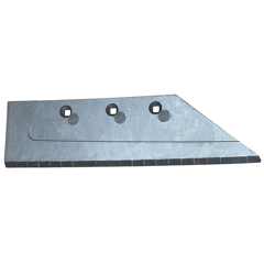 Soc carbure Droit à barre 16" avec rechargement pour charrue GRÉGOIRE BESSON 172601 adaptable - BlackSteel©