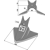Kockerling - 506055 - Soc patte d'oie  - 320x10 mm - BlackSteel ©