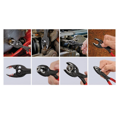 Pince multiprise frontale et latéral TWINGRIP | KNIPEX