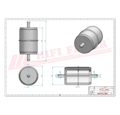Filtre d'aération adaptable HIFI FILTER SN5079