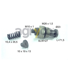 Pièce pompe hydraulique pour téléscopique MERLO 42554 adaptable