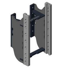 Lagerbock HVLB,W= 330 S32,Fiat 80DT, 90 DT, DT, Schwarz     