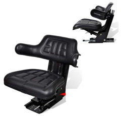 Siège noir avec réglage d'angle noir adaptable