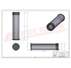 Filtre à air adaptable HIFI FILTER SA16252