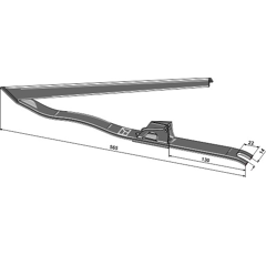Releveur d'épis AS112 pour DEUTZ-FAHR adaptable -  Blacksteel©