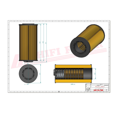 Filtro transmisión hidráulica HIFI FILTER SH52418 Adaptable