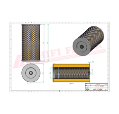 Filtre hydraulique adaptable HIFI FILTER SH56235