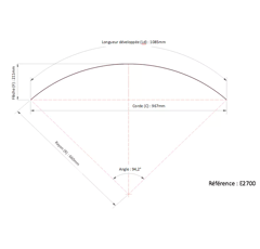 Garde boue pour tracteur DUNLOFLEX E2700 adaptable