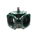 Flanschdreiwegehahn 8", ohne Hebel,für Pumpfässer MZ System