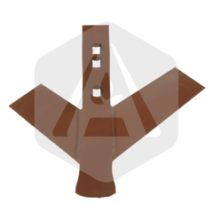 Reja triangular izquierda 360 mm adaptable