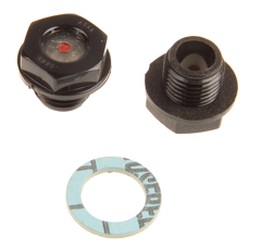 Ölschauglas PVC mit Gewinde 1/4" OSG14  1/4"