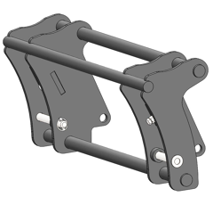 Interface d'accroche pour chargeur frontaux MAILLEUX/FAUCHEUX adaptable
