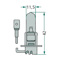Leuchtmittel  H3 Standard 55W 12V - Scheinwerfer und Leuchten
