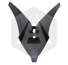 Soc butteur à aile fixe 400 x 325 x 4 mm BELLOTA adaptable