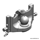 Kugeleinsatz Kugel 80,W= 329 S30, Guss, Schwarz 